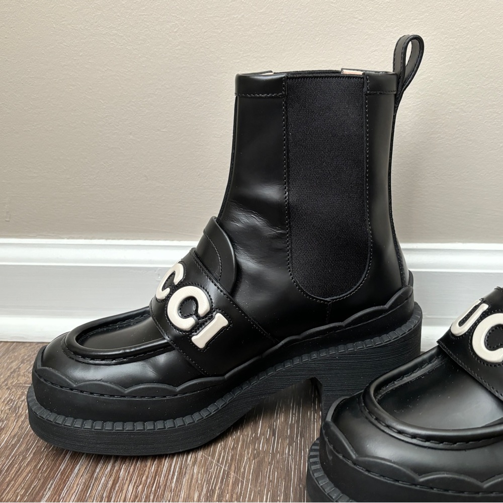 SOLD❗️Gucci logo boots, 36 - Picture 6 of 10